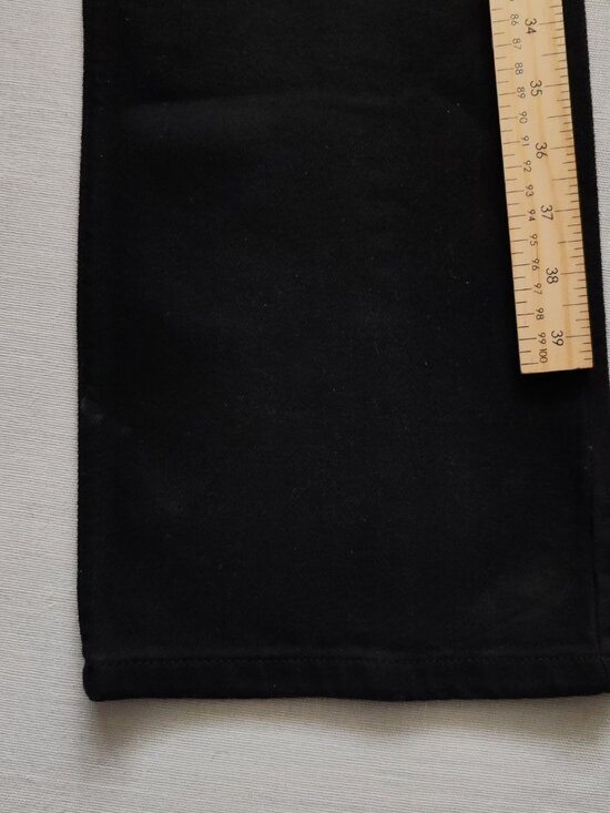 Zadig & Voltaire Eyes Denim Eco Flare Jeans Black Size 26 Cargo Pockets NWT - Picture 4 of 16